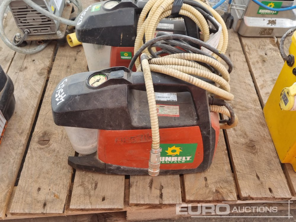 建筑设备 110Volt Transformer, 110Volt Vacuum Pump (4 of), 110Volt Hand Held Floor Sander, Cable Avoidance Tool Signal Detector：图9