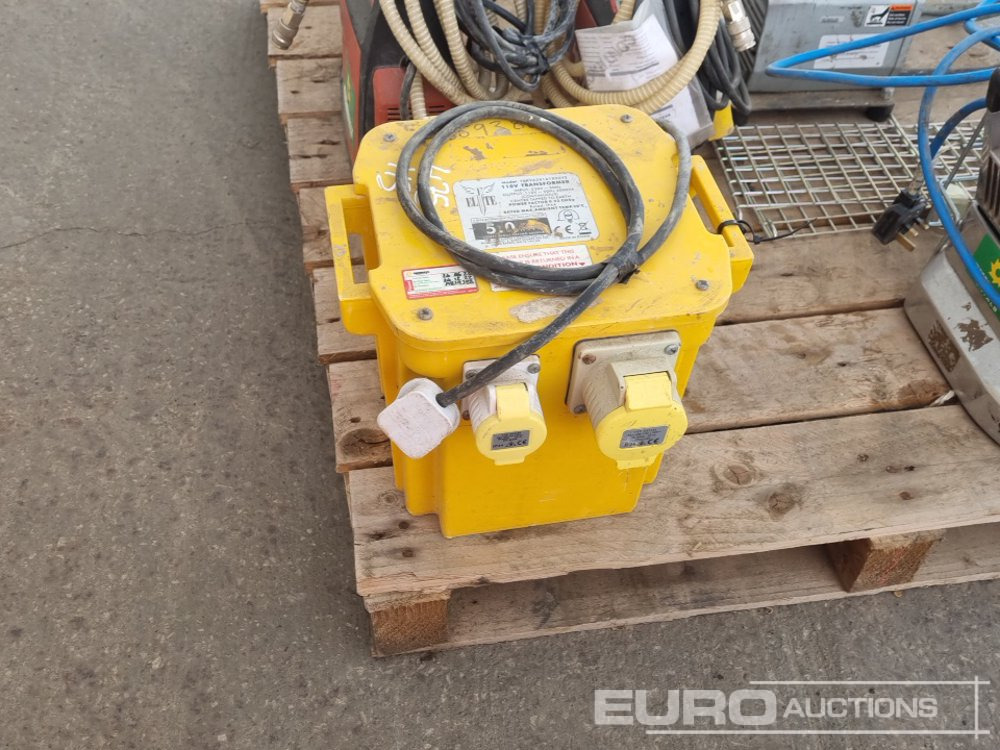 建筑设备 110Volt Transformer, 110Volt Vacuum Pump (4 of), 110Volt Hand Held Floor Sander, Cable Avoidance Tool Signal Detector：图6