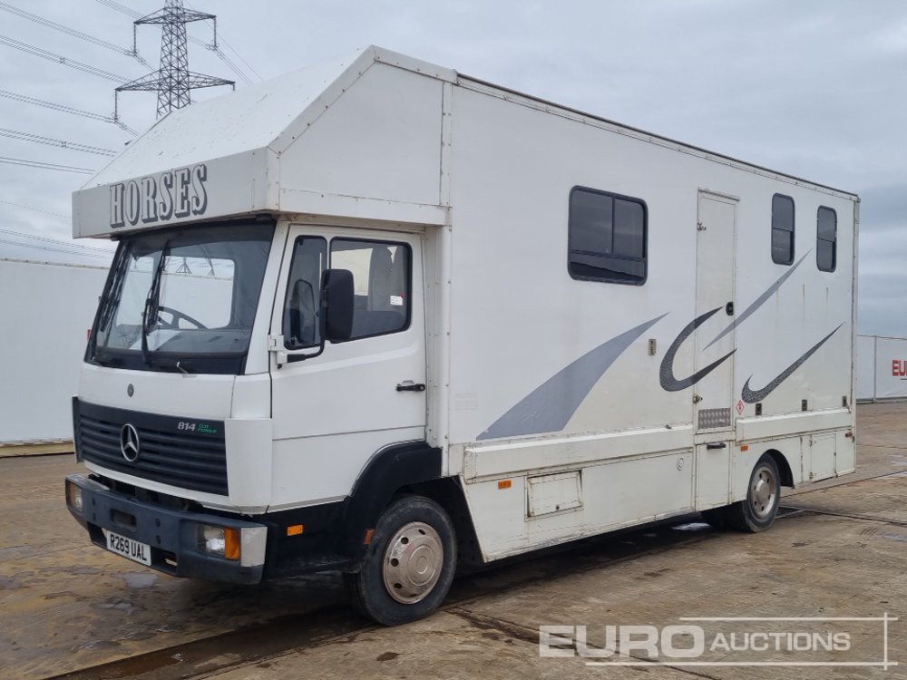 1998 Mercedes 814 - 马匹运输车:图1 1998 Mercedes 814 - 马匹运输车:图1