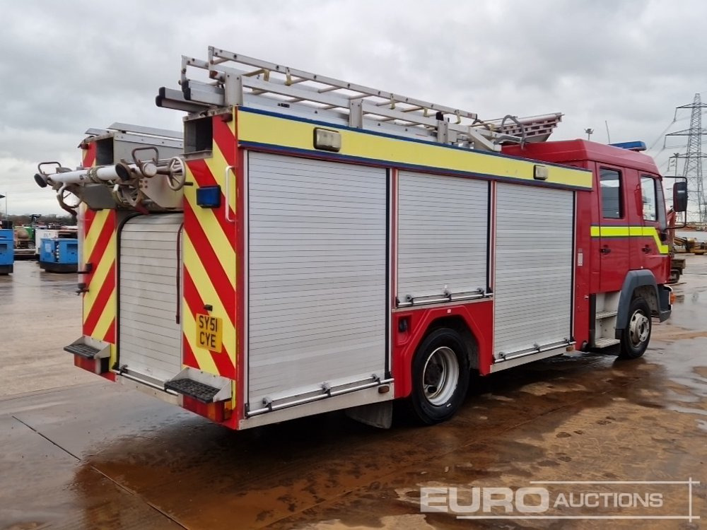 2001 MAN 4x2 Fire Engine, Manual Gearbox - 消防车:图5 2001 MAN 4x2 Fire Engine, Manual Gearbox - 消防车:图5