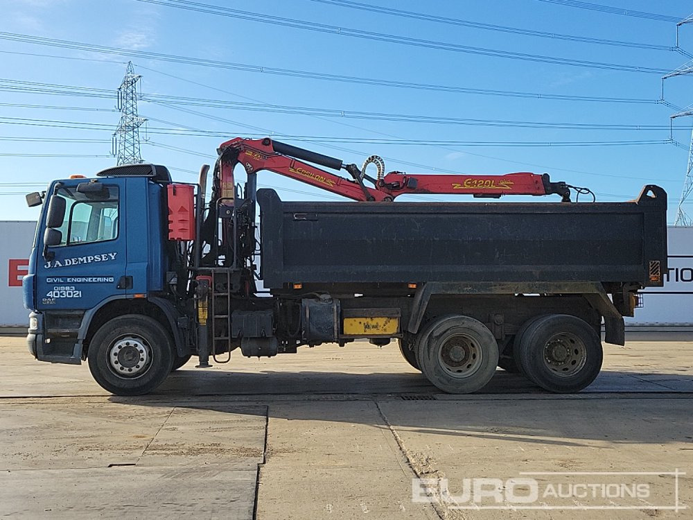 2007 DAF CF75 310 - 翻斗车, 起重车:图2 2007 DAF CF75 310 - 翻斗车, 起重车:图2