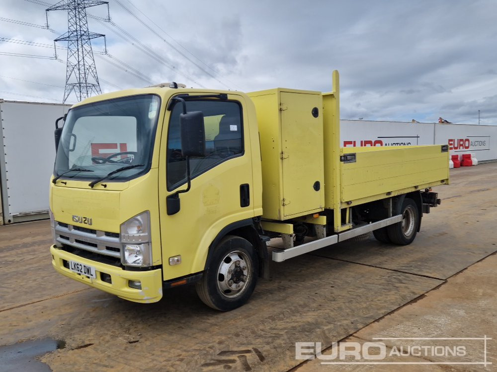 2012 Isuzu NPR-6 N62.150M - 栏板式/ 平板卡车:图1 2012 Isuzu NPR-6 N62.150M - 栏板式/ 平板卡车:图1