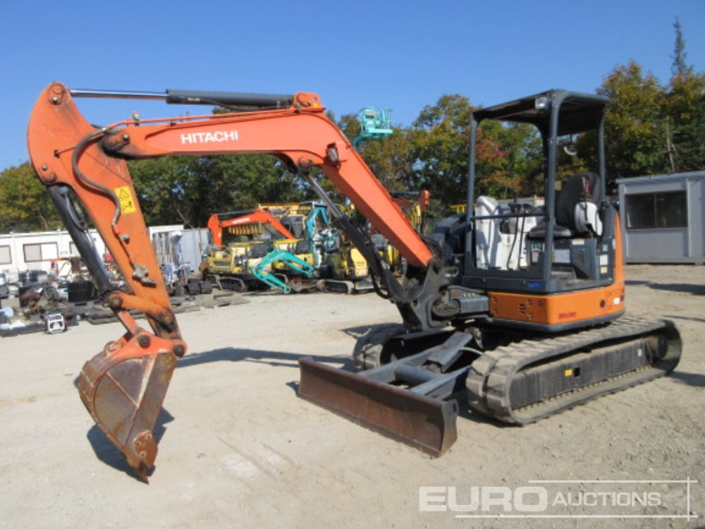 2013 Hitachi ZX40U-5A Rubber Tracks, Blade, Offset, Piped - 小型挖掘机:图3 2013 Hitachi ZX40U-5A Rubber Tracks, Blade, Offset, Piped - 小型挖掘机:图3