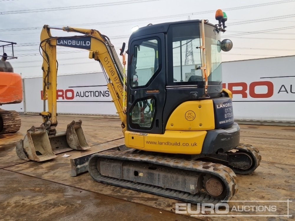 2013 Komatsu PC55MR-3 - 小型挖掘机:图3 2013 Komatsu PC55MR-3 - 小型挖掘机:图3