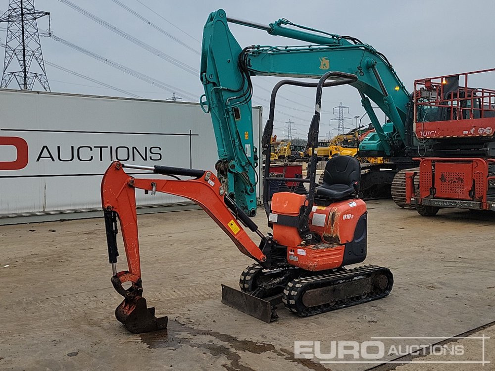 2013 Kubota U10-3 - 小型挖掘机:图1 2013 Kubota U10-3 - 小型挖掘机:图1