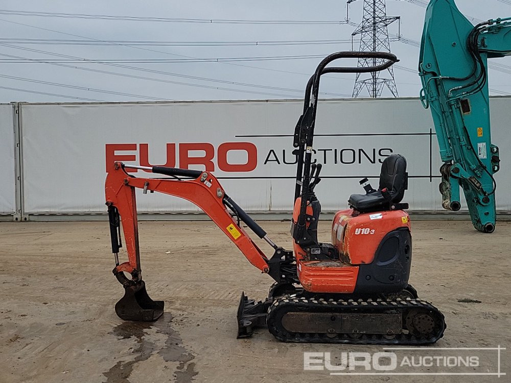 2013 Kubota U10-3 - 小型挖掘机:图2 2013 Kubota U10-3 - 小型挖掘机:图2