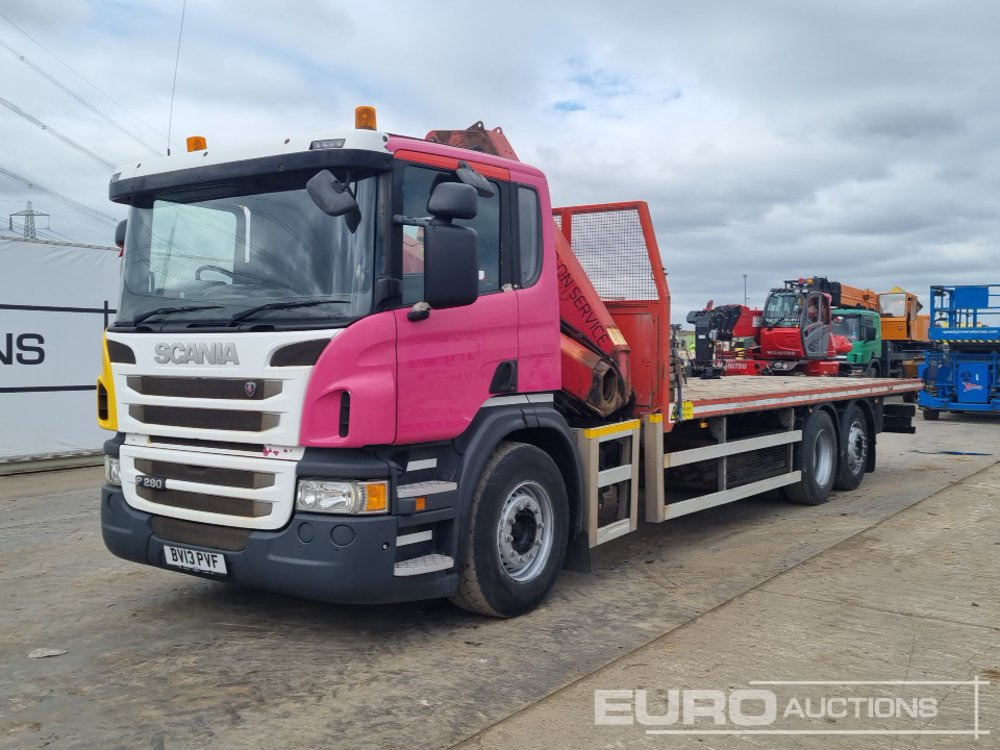 2013 Scania P280 - 栏板式/ 平板卡车:图1 2013 Scania P280 - 栏板式/ 平板卡车:图1