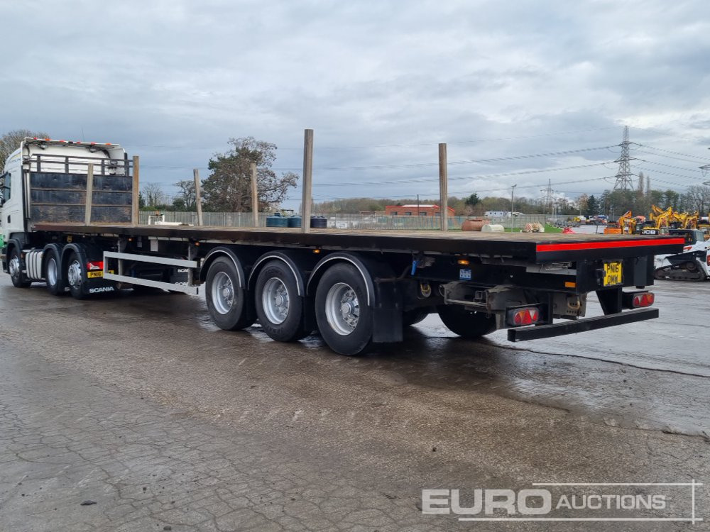 2014 SDC Tri Axle Flat Bed Trailer - 栏板式/ 平板半拖车:图3 2014 SDC Tri Axle Flat Bed Trailer - 栏板式/ 平板半拖车:图3
