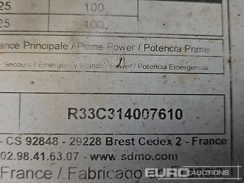 发电机组 2014 SDMO R330C3：图25