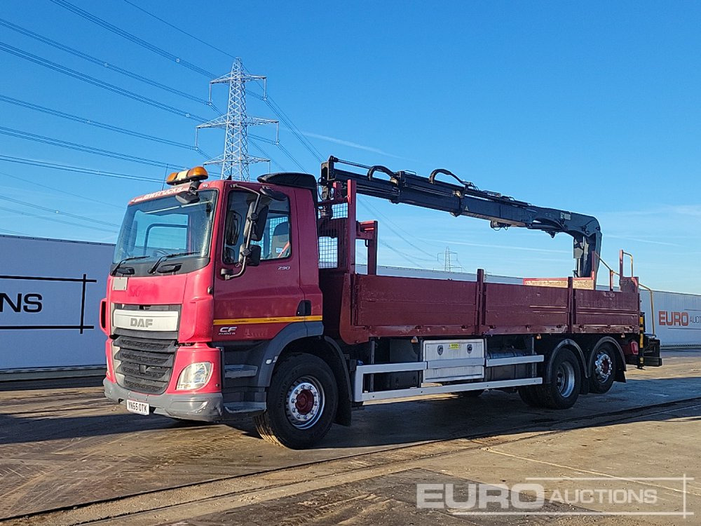2015 DAF CF290 - 栏板式/ 平板卡车:图1 2015 DAF CF290 - 栏板式/ 平板卡车:图1