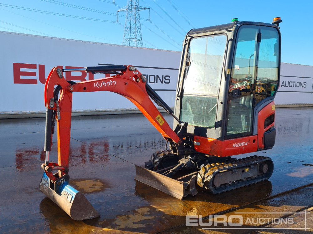 2015 Kubota KX016-4 - 小型挖掘机:图1 2015 Kubota KX016-4 - 小型挖掘机:图1