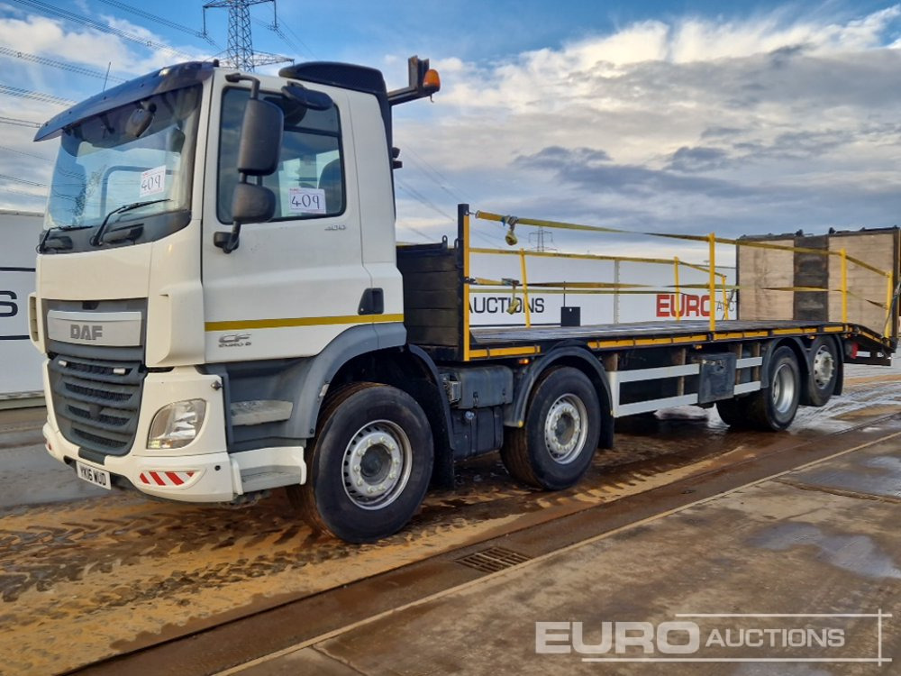 2016 DAF CF400 - 栏板式/ 平板卡车:图1 2016 DAF CF400 - 栏板式/ 平板卡车:图1