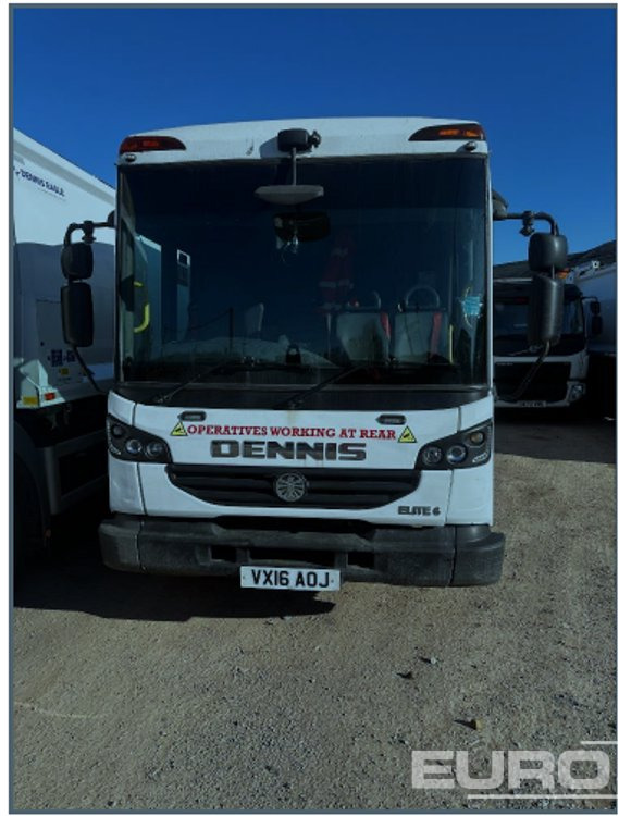 2016 Dennis Elite 6 6x4 Refuse Lorry, Reverse Camera, Automatic Gearbox (Reg. Docs. Available) - 垃圾车:图3 2016 Dennis Elite 6 6x4 Refuse Lorry, Reverse Camera, Automatic Gearbox (Reg. Docs. Available) - 垃圾车:图3