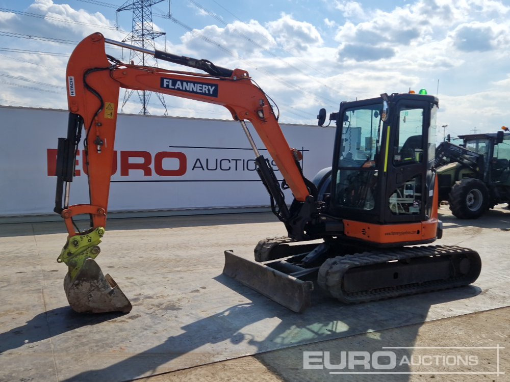 2016 Hitachi ZX55U-5A - 小型挖掘机:图1 2016 Hitachi ZX55U-5A - 小型挖掘机:图1