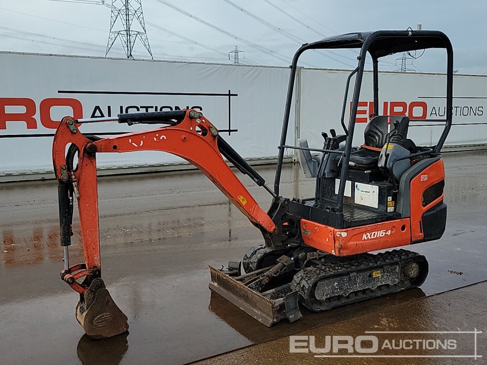 2016 Kubota KX016-4 - 小型挖掘机:图1 2016 Kubota KX016-4 - 小型挖掘机:图1