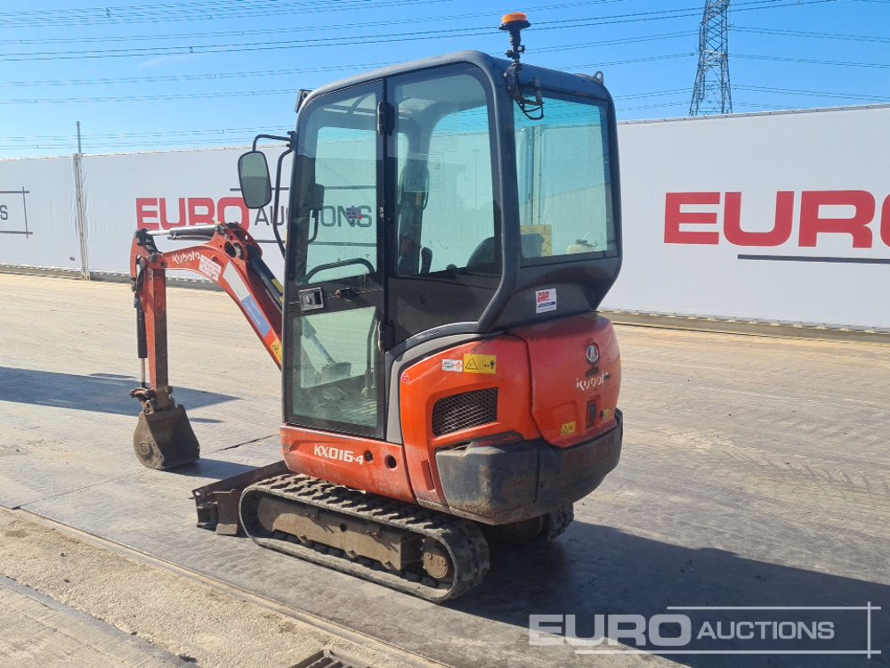 2016 Kubota KX016-4 - 小型挖掘机:图3 2016 Kubota KX016-4 - 小型挖掘机:图3