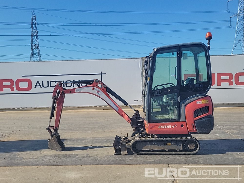 2016 Kubota KX016-4 - 小型挖掘机:图2 2016 Kubota KX016-4 - 小型挖掘机:图2