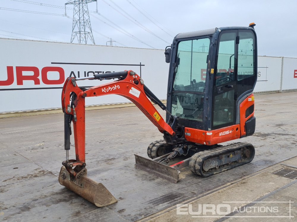 2016 Kubota KX016-4 - 小型挖掘机:图1 2016 Kubota KX016-4 - 小型挖掘机:图1