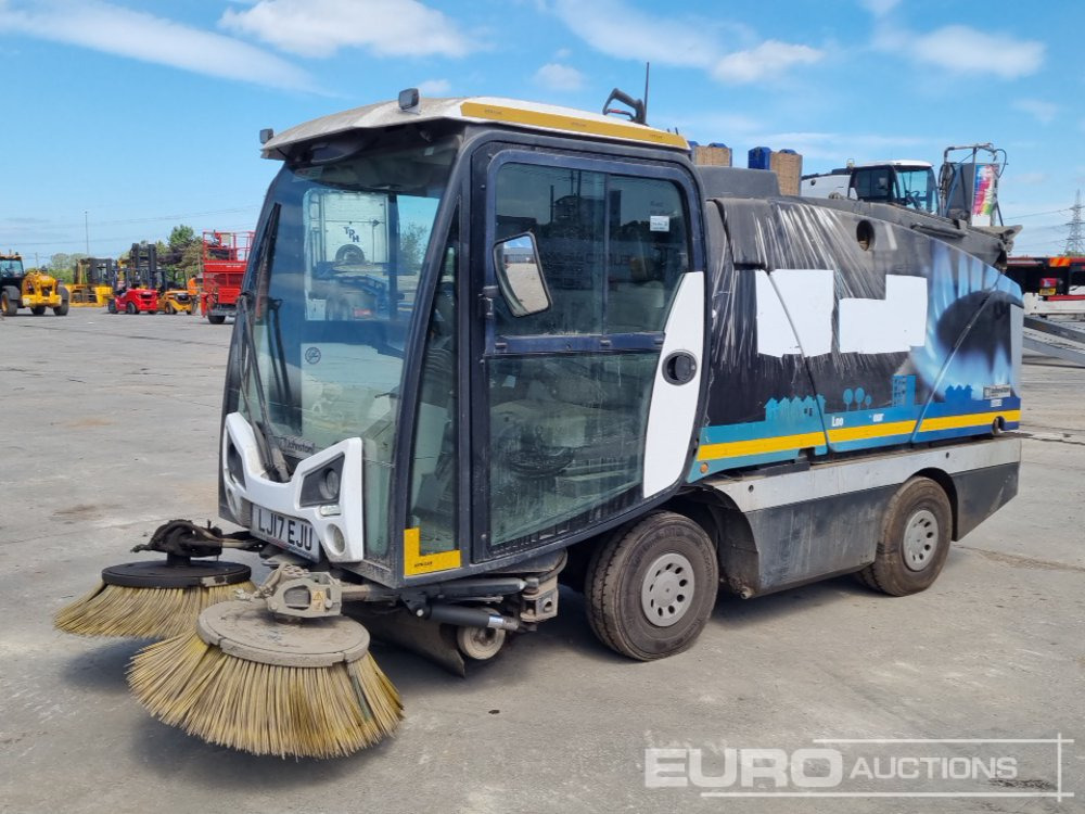 2017 Johnston 4x2 Road Sweeper, Reverse Camera, Automatic Gearbox (Category S Insurance Loss, Runs No Drive) - 道路清扫机:图1 2017 Johnston 4x2 Road Sweeper, Reverse Camera, Automatic Gearbox (Category S Insurance Loss, Runs No Drive) - 道路清扫机:图1