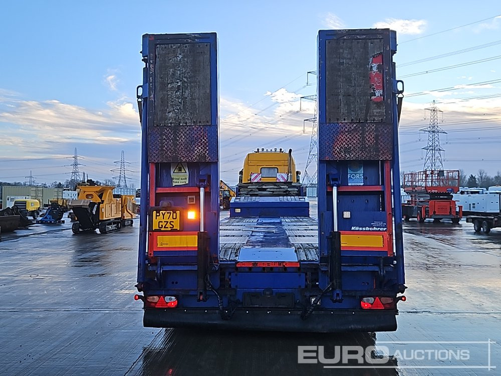 2017 Kassbohrer 4 Axle Extendable Stepframe Low Loader Trailer, 1 Rear Stear Axle, Out Riggers, Hydraulic Fliptoe Ramps - 低装载半拖车:图4 2017 Kassbohrer 4 Axle Extendable Stepframe Low Loader Trailer, 1 Rear Stear Axle, Out Riggers, Hydraulic Fliptoe Ramps - 低装载半拖车:图4