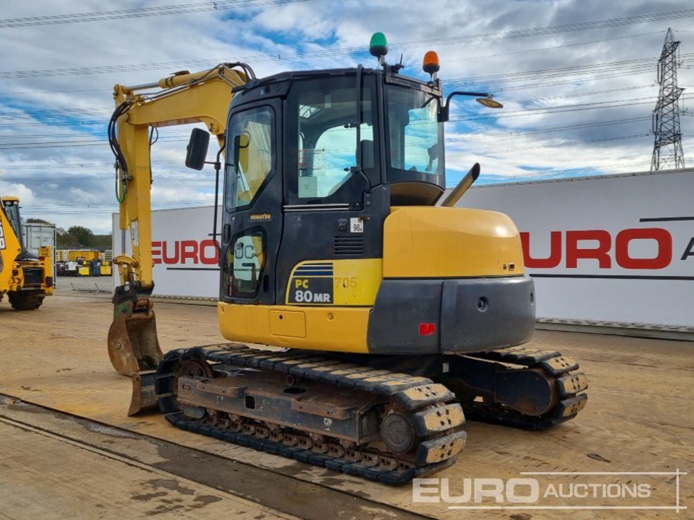 2017 Komatsu PC80MR-3 - 小型挖掘机:图3 2017 Komatsu PC80MR-3 - 小型挖掘机:图3