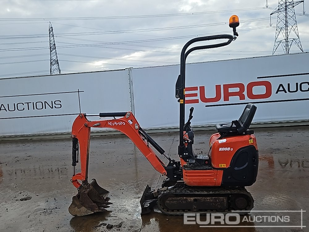 2017 Kubota K008-3 - 小型挖掘机:图2 2017 Kubota K008-3 - 小型挖掘机:图2