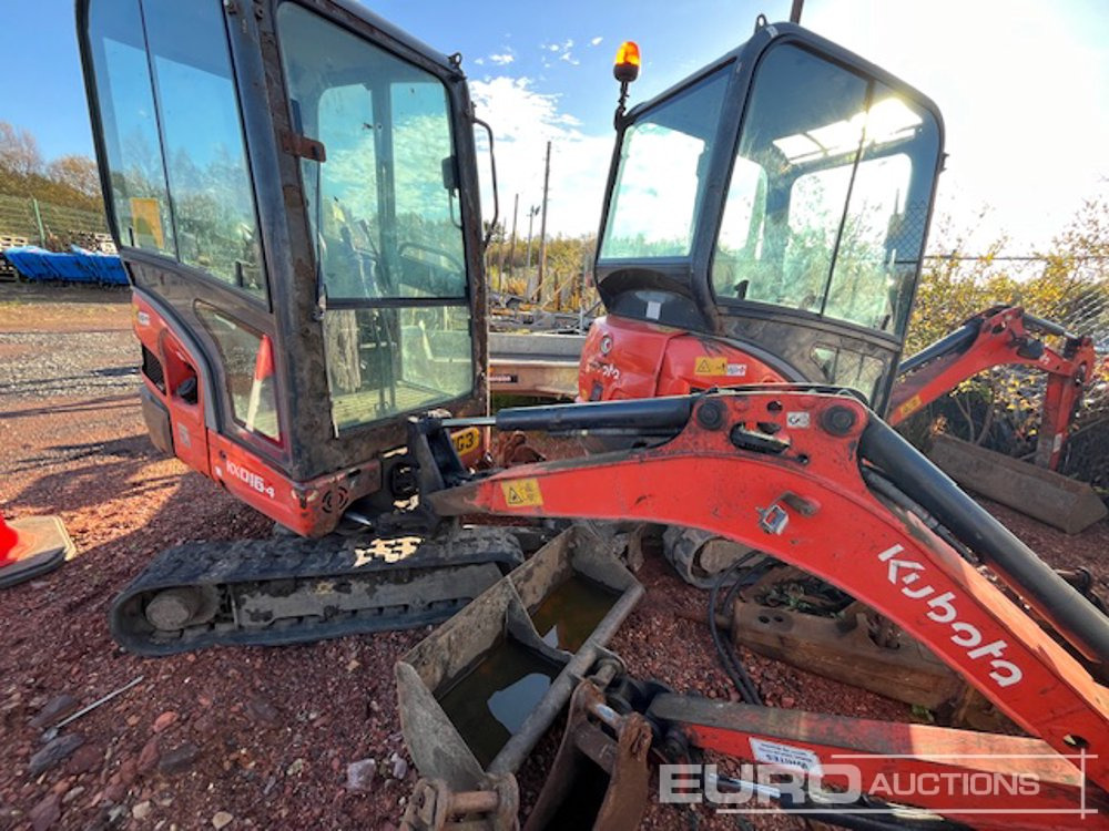 2017 Kubota KX016-4 - 小型挖掘机:图1 2017 Kubota KX016-4 - 小型挖掘机:图1