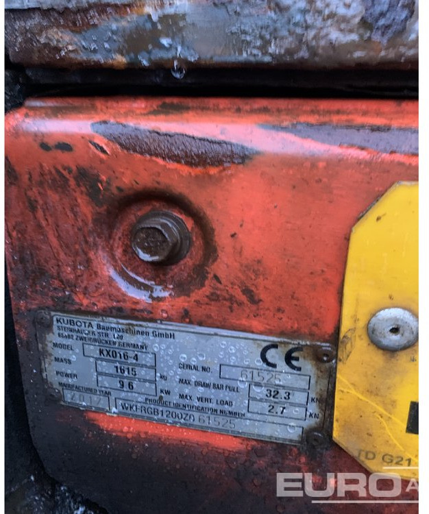 小型挖掘机 2017 Kubota KX016-4:图9 小型挖掘机 2017 Kubota KX016-4:图9