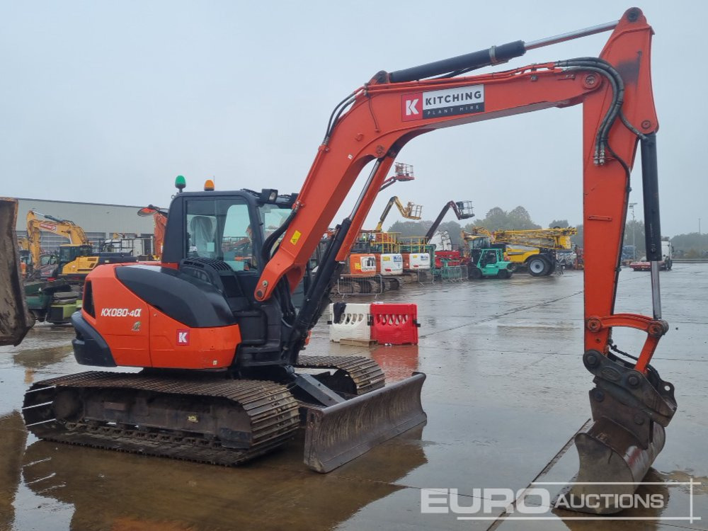 小型挖掘机 2017 Kubota KX080-4A:图7 小型挖掘机 2017 Kubota KX080-4A:图7