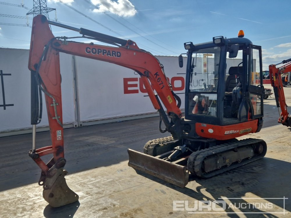 2017 Kubota KX101-3A4 - 小型挖掘机:图1 2017 Kubota KX101-3A4 - 小型挖掘机:图1
