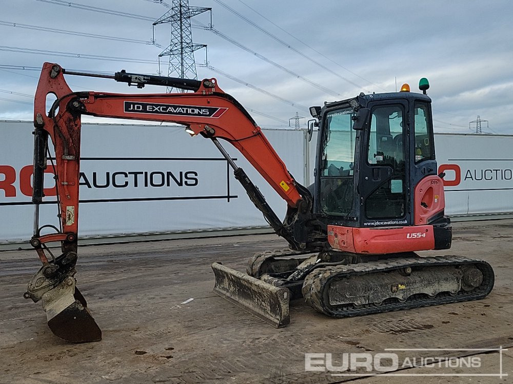 2017 Kubota U55-4 - 小型挖掘机:图1 2017 Kubota U55-4 - 小型挖掘机:图1