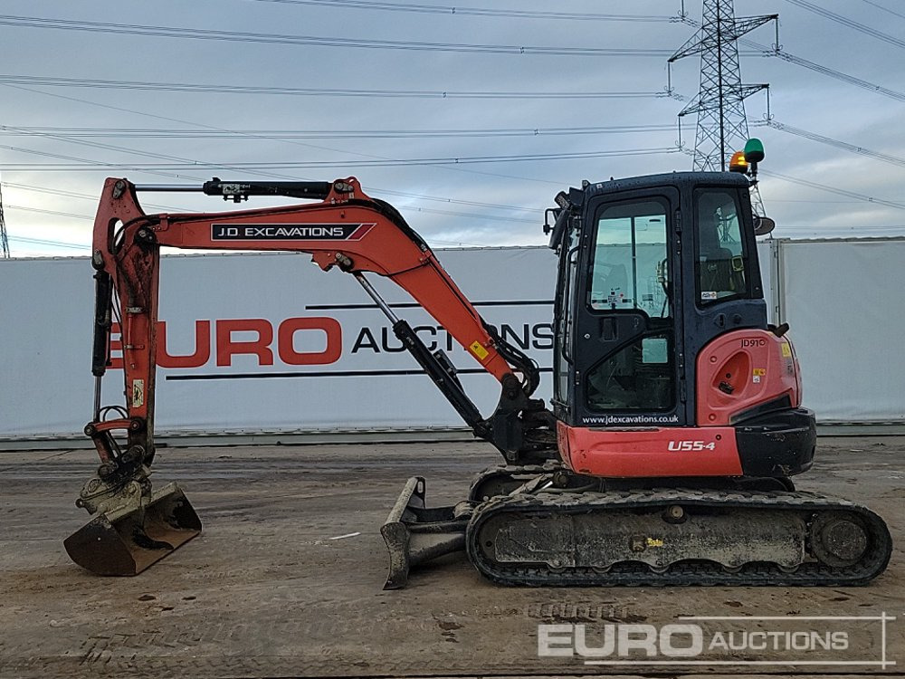 2017 Kubota U55-4 - 小型挖掘机:图2 2017 Kubota U55-4 - 小型挖掘机:图2