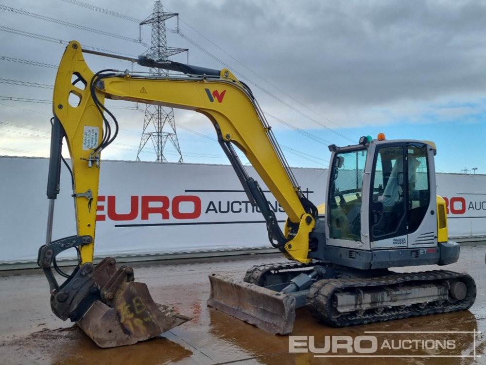 2017 Wacker Neuson ET90 - 小型挖掘机:图1 2017 Wacker Neuson ET90 - 小型挖掘机:图1