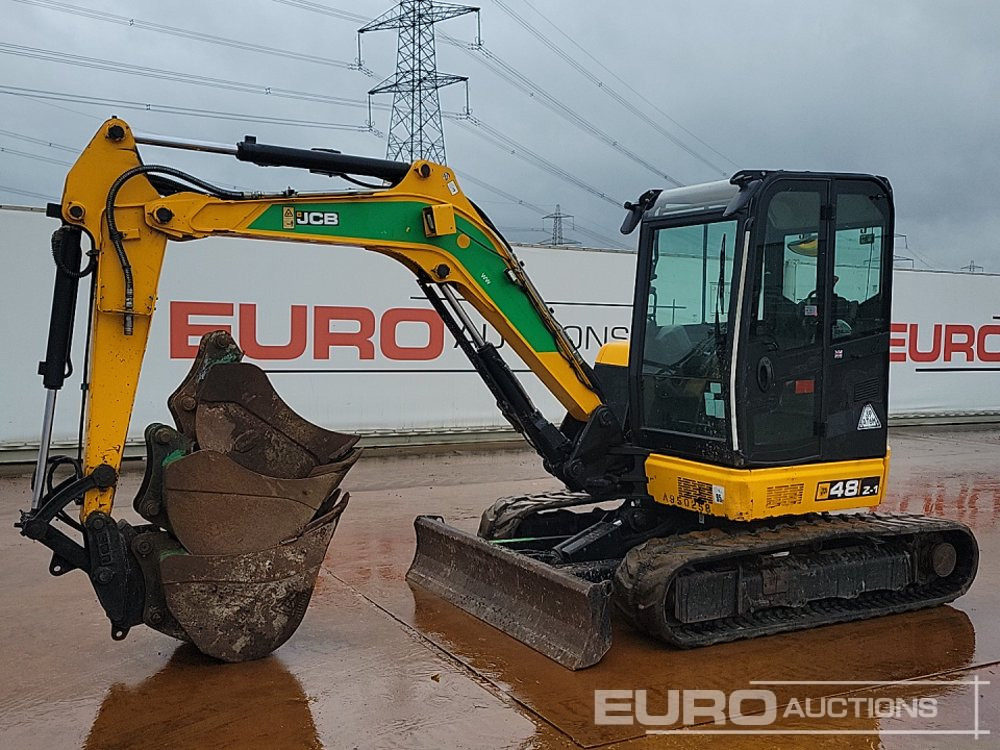2018 JCB 48Z-1 T3 - 小型挖掘机:图1 2018 JCB 48Z-1 T3 - 小型挖掘机:图1