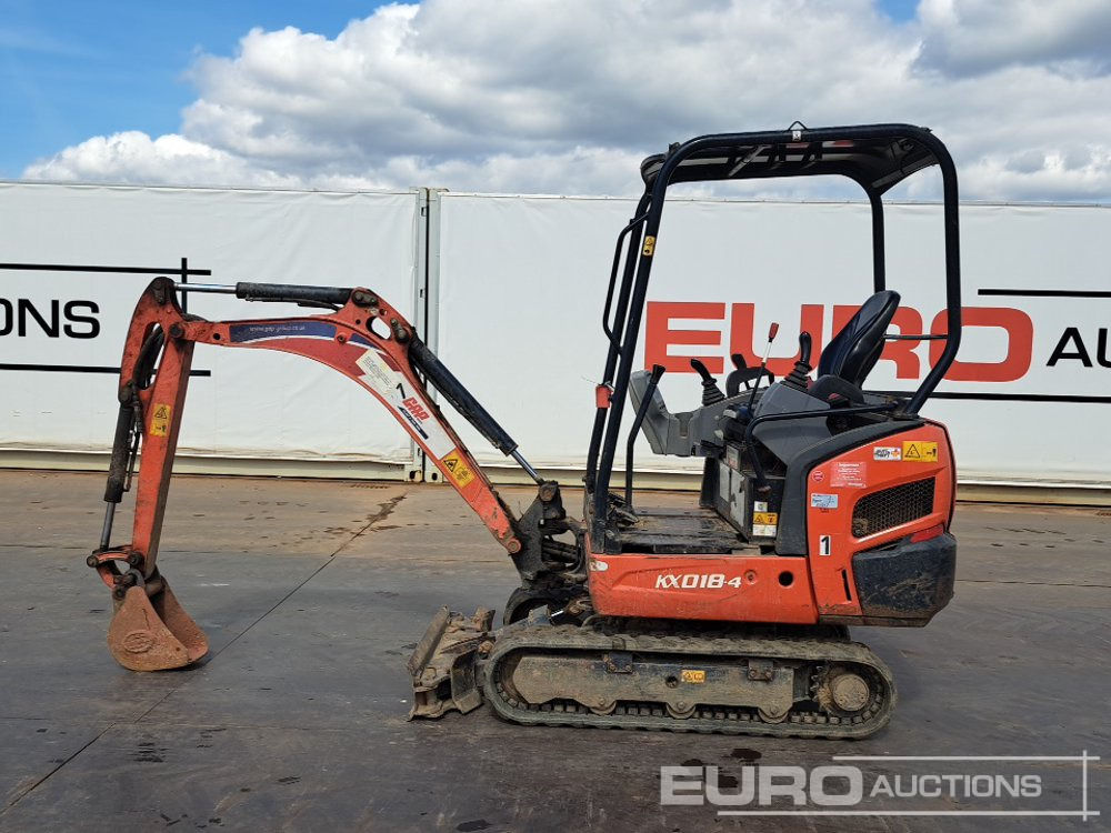 2018 Kubota KX018-4 - 小型挖掘机:图2 2018 Kubota KX018-4 - 小型挖掘机:图2