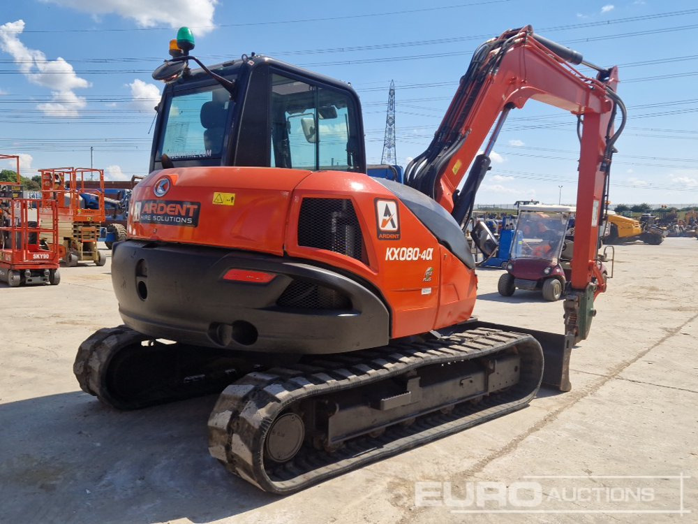 2018 Kubota KX080-4A - 小型挖掘机:图5 2018 Kubota KX080-4A - 小型挖掘机:图5