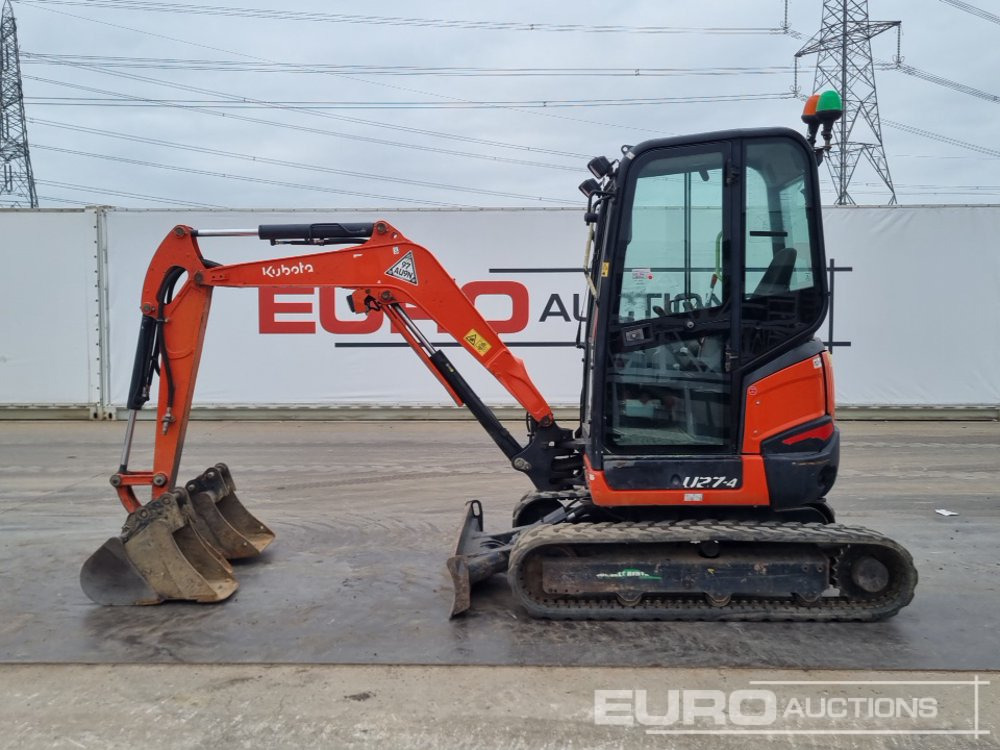 2018 Kubota U27-4 - 小型挖掘机:图2 2018 Kubota U27-4 - 小型挖掘机:图2