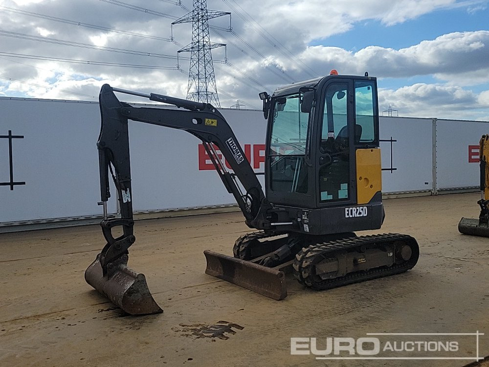 2018 Volvo ECR25D - 小型挖掘机:图1 2018 Volvo ECR25D - 小型挖掘机:图1