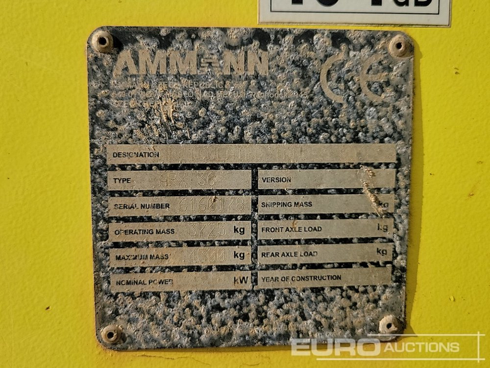 碾压机 2019 Ammann ARX36：图39