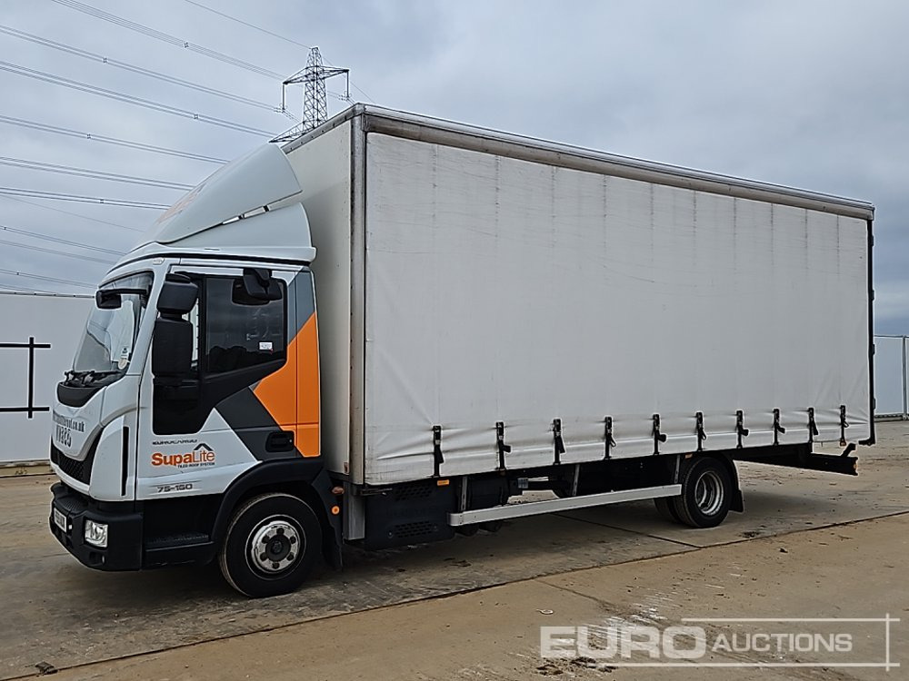 2019 Iveco Euro Cargo 75-160 - 侧帘卡车:图1 2019 Iveco Euro Cargo 75-160 - 侧帘卡车:图1