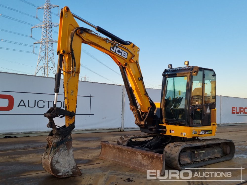 2019 JCB 85Z-1 ECO - 小型挖掘机:图1 2019 JCB 85Z-1 ECO - 小型挖掘机:图1