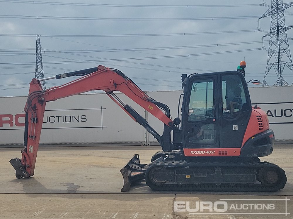 2019 Kubota KX080-4A2 - 小型挖掘机:图2 2019 Kubota KX080-4A2 - 小型挖掘机:图2