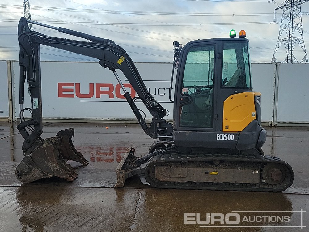 2019 Volvo ECR50D - 小型挖掘机:图2 2019 Volvo ECR50D - 小型挖掘机:图2