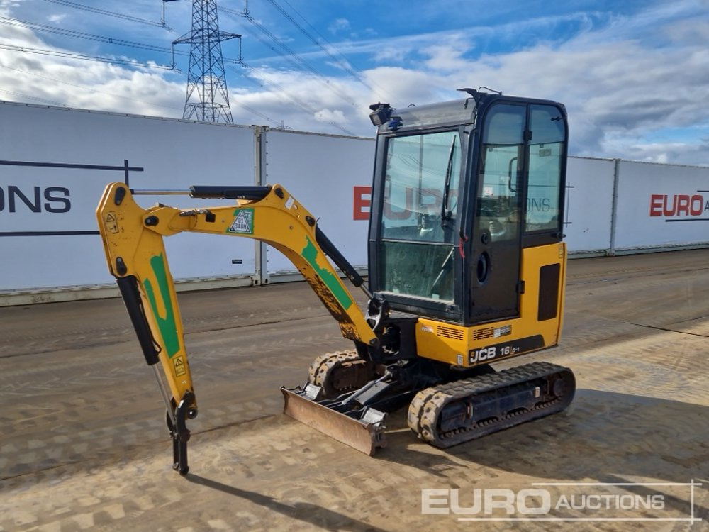 2020 JCB 16C-1 - 小型挖掘机:图1 2020 JCB 16C-1 - 小型挖掘机:图1