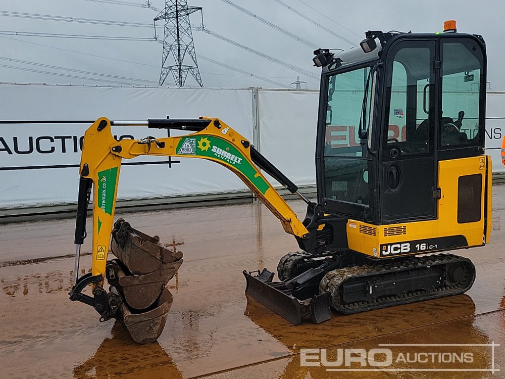 2021 JCB 16C-1 T3 - 小型挖掘机:图1 2021 JCB 16C-1 T3 - 小型挖掘机:图1