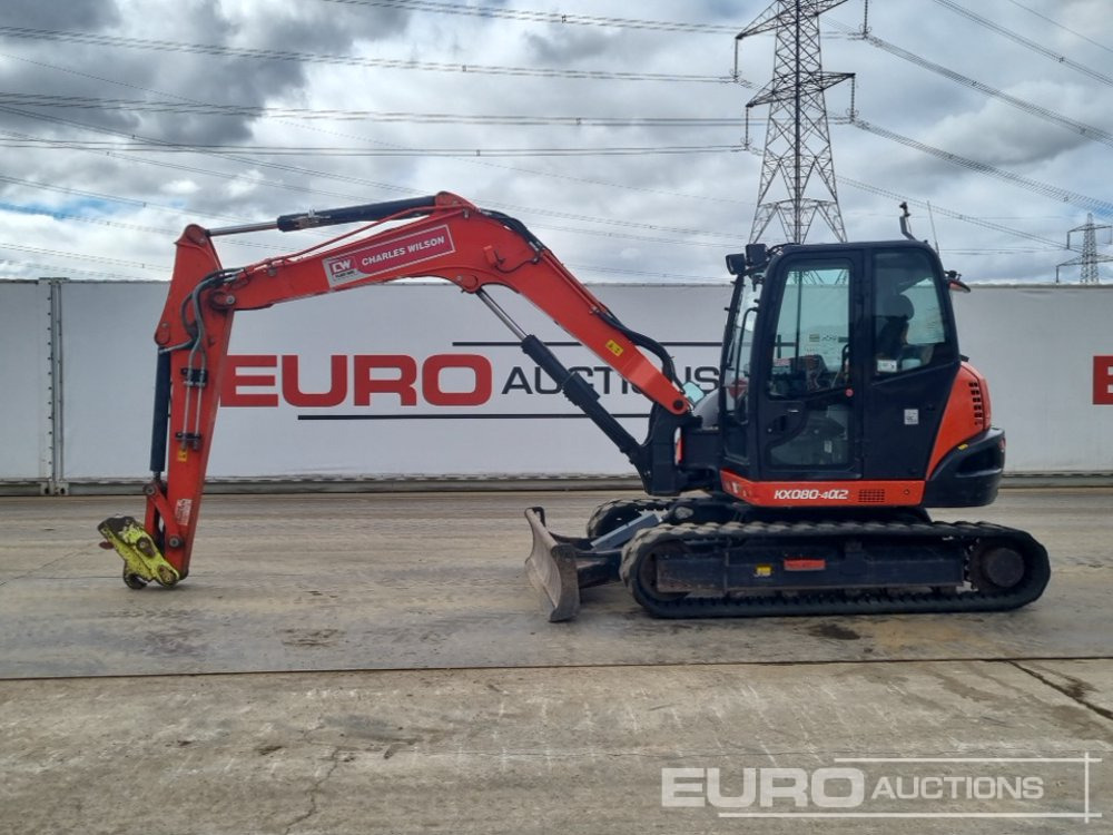 2021 Kubota KX080-4A2 - 小型挖掘机:图2 2021 Kubota KX080-4A2 - 小型挖掘机:图2