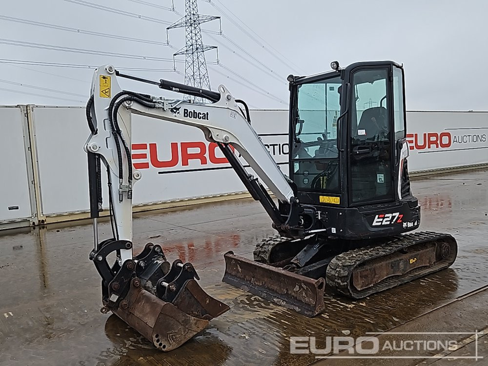 2022 Bobcat E27Z - 小型挖掘机:图1 2022 Bobcat E27Z - 小型挖掘机:图1