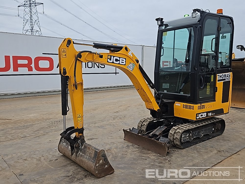 2022 JCB 16C-1 - 小型挖掘机:图1 2022 JCB 16C-1 - 小型挖掘机:图1