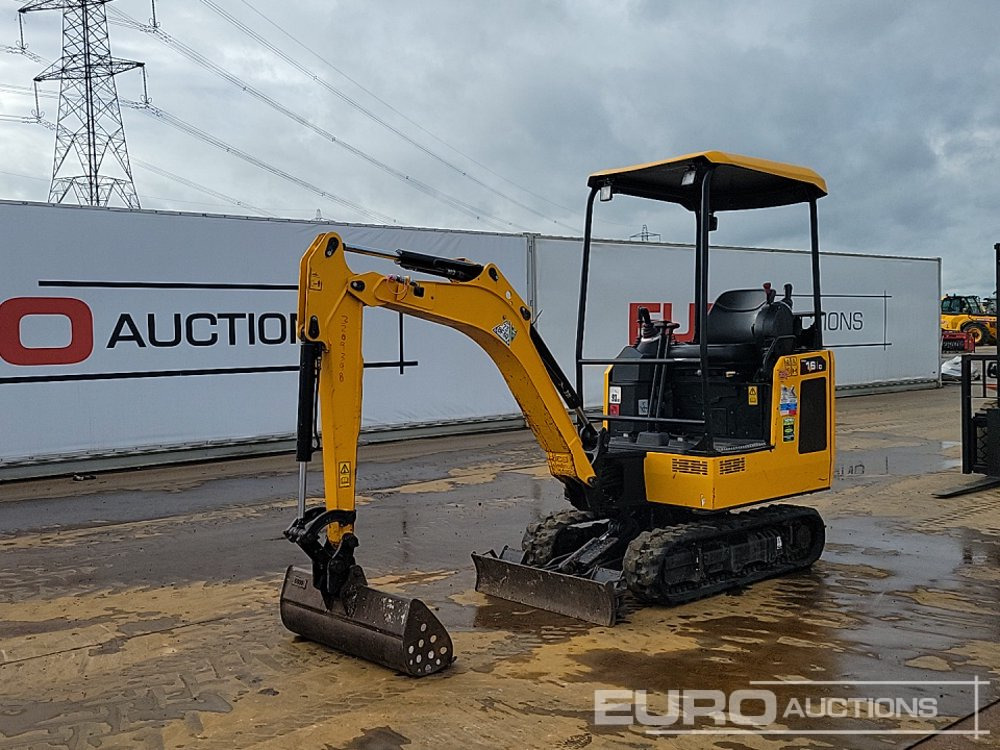 2022 JCB 16C-1 - 小型挖掘机:图1 2022 JCB 16C-1 - 小型挖掘机:图1