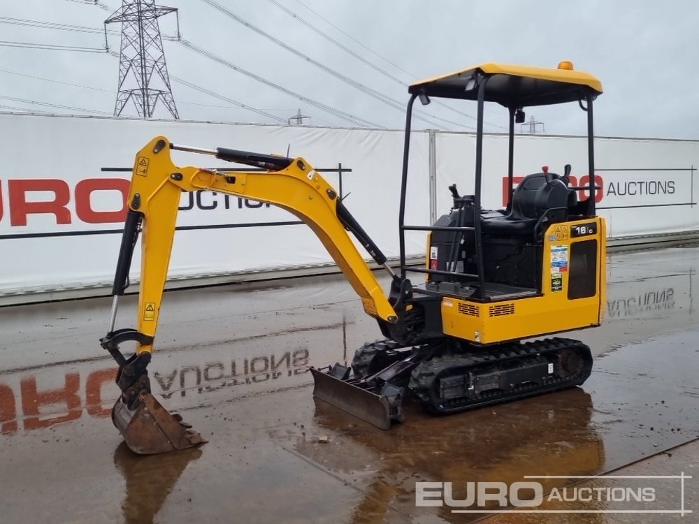 2022 JCB 16C-1 - 小型挖掘机:图1 2022 JCB 16C-1 - 小型挖掘机:图1